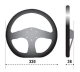 Sparco Steering Wheel 353 Suede Black (NO HORN INCLUDED) SPARCO Steering Wheels  AXOPROS