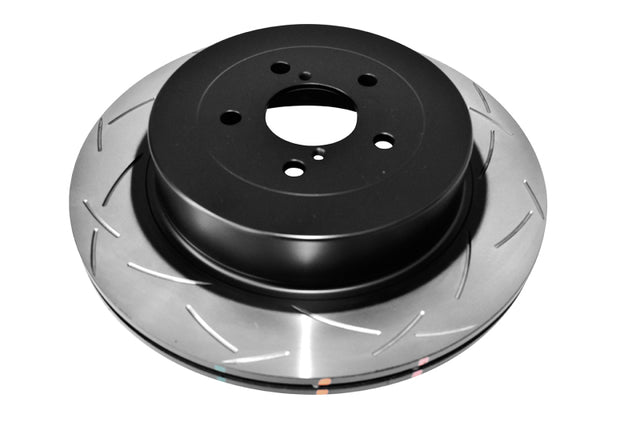 DBA 98-06 WRX Upgrade to STi Calipers w/ Standard 170mm Handbrake Rear Slotted 4000 Series Rotor DBA Brake Rotors - Slotted  AXOPROS