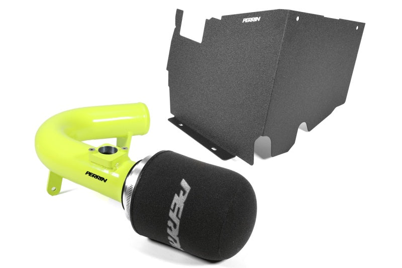 Perrin 22-24 Subaru WRX Cold Air Intake w/ Heatshield - Neon Yellow Perrin Performance Cold Air Intakes  AXOPROS