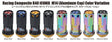Project Kics 14x1.50 R40 Iconix Lock & Lug Nuts - Neo Chrome w/Gold Cap (16+4 Locks) Project Kics Lug Nuts  AXOPROS