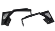 Fishbone Offroad 97-06 Jeep Wrangler TJ Steel Tube Fenders Front 3In Flare - Blk Textured Powdercoat Fishbone Offroad Fenders  AXOPROS