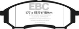 EBC 05-07 Ford F250 (inc Super Duty) 5.4 (2WD) Extra Duty Rear Brake Pads EBC Brake Pads - Performance  AXOPROS