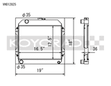 Koyo 71-74 Toyota Corolla 1.6L TE27/TE28/TS21 Manual Radiator Koyo Radiators  AXOPROS