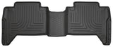 Husky Liners 2016 Toyota Tacoma Crew Cab WeatherBeater 2nd Row Black Floor Liners Husky Liners Floor Mats - Rubber  AXOPROS