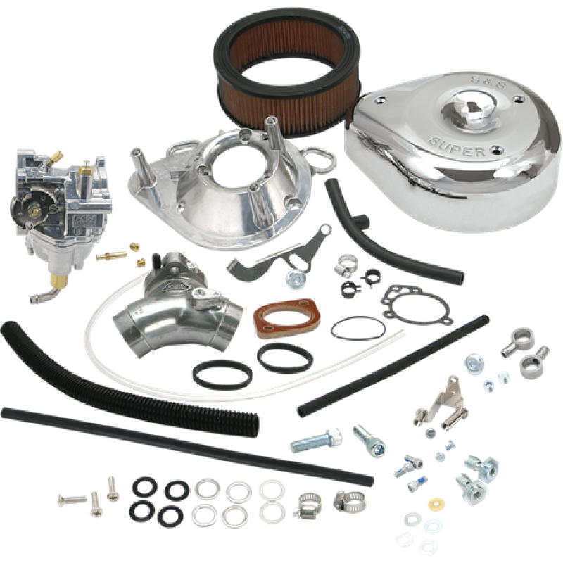 S&S Cycle 93-99 BT Super E Carburetor Kit S&S Cycle Carburetor Rebuild Kits  AXOPROS