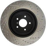 StopTech Infiniti G37 / Nissan 370Z SportStop Slotted & Drilled Front Right Rotor Stoptech Brake Rotors - Slot & Drilled  AXOPROS