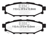 EBC 12+ Subaru BRZ 2.0 (solid rear rotors) Ultimax2 Rear Brake Pads EBC Brake Pads - OE  AXOPROS