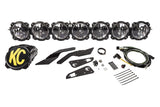 KC HiLiTES Can-Am X3 45in. Pro6 Gravity LED 7-Light 140w Combo Beam Overhead Light Bar System KC HiLiTES Light Bars & Cubes  AXOPROS