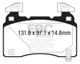EBC 14+ Cadillac CTS Vsport 3.6 Twin Turbo Redstuff Front Brake Pads EBC Brake Pads - Performance  AXOPROS