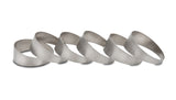 Vibrant 2.25in OD Gr 1 Titanium Pie Cuts Vibrant Titanium Tubing  AXOPROS