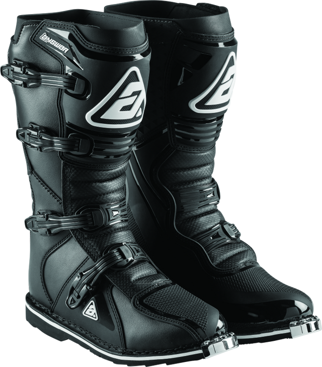 Answer AR1 Boots Black Size - 10 Answer Motorcycle Boots  AXOPROS
