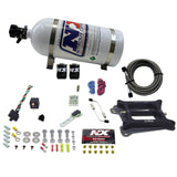 Nitrous Express Nitrous Express 4150 4-BBL/Gasoline Nitrous Kit (50-300HP) w/10lb Bottle Nitrous Systems aftermarket performance part