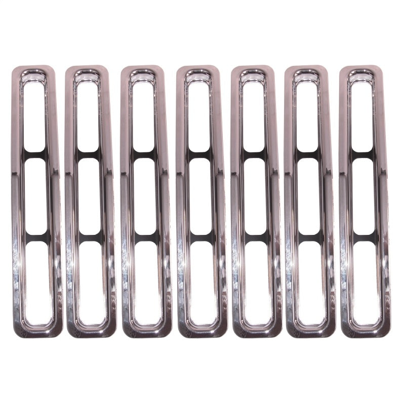 Rugged Ridge Grille Inserts Chrome 87-95 Jeep Wrangler YJ Rugged Ridge Grilles  AXOPROS
