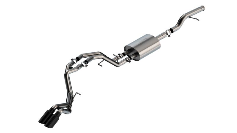 Borla 21-22 Chevrolet Tahoe 5.3L V8 AT 2/4WD S-type Cat-back Exhaust (Black Chrome) Borla Catback  AXOPROS