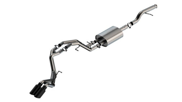 Borla 21-22 Chevrolet Tahoe 5.3L V8 AT 2/4WD S-type Cat-back Exhaust (Black Chrome) Borla Catback  AXOPROS