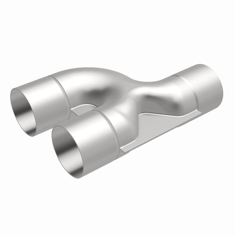 MagnaFlow Smooth Trans Y 2.50inch SS 90 deg. Magnaflow Y Pipes  AXOPROS