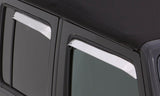 AVS 77-85 Buick Lesabre Ventshade Front & Rear Window Deflectors 4pc - Stainless AVS Wind Deflectors  AXOPROS