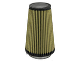 aFe aFe Magnum FLOW Universal Air Filter 3-1/2 IN F x 5 IN B x 3-1/2 IN T x 8 IN H Air Filters - Universal Fit aftermarket performance part