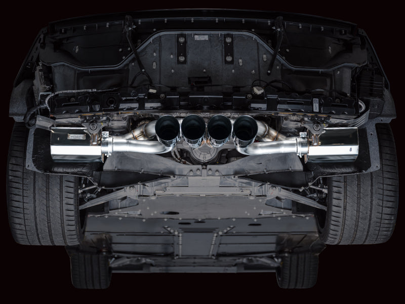 AWE 2023 C8 Corvette Z06 SwitchPath Cat-Back Exhaust - Diamond Black Tips AWE Tuning Catback  AXOPROS