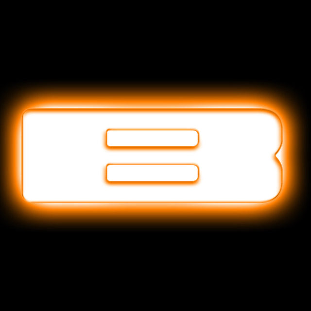 ORACLE Lighting Universal Illuminated LED Letter Badges - Matte Wht Surface Finish - B SEE WARRANTY ORACLE Lighting Light Accessories and Wiring  AXOPROS