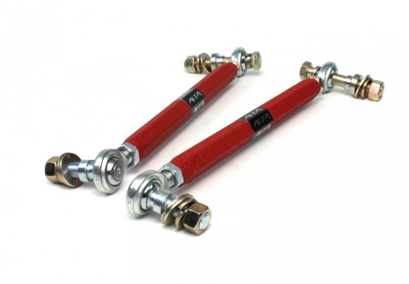 ALTA 02-12 Mini Cooper/S/JCW (Incl. 05-12 Convertible) & 09-12 Clubman Rear Endlinks Adj. Pair - Red Alta Sway Bar Endlinks  AXOPROS