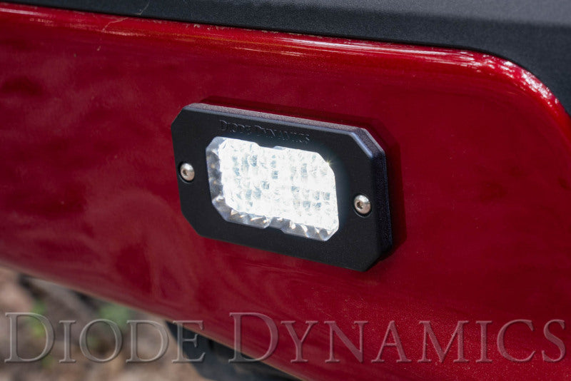 Diode Dynamics Stage Series 2 In LED Pod Sport - White Flood Flush RBL (Pair) Diode Dynamics Light Accessories and Wiring  AXOPROS