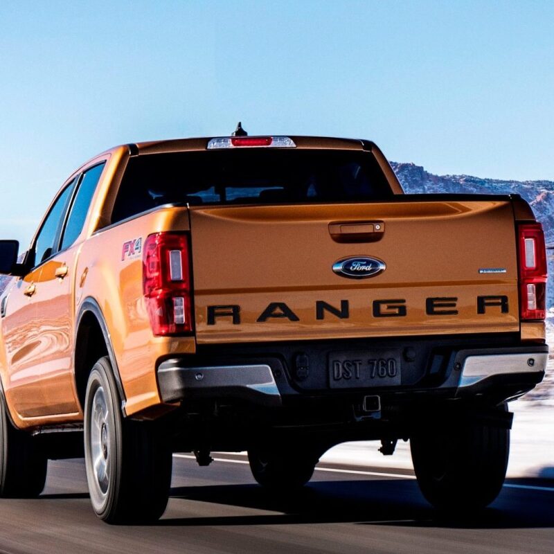 Putco 19-20 Ford Ranger - Black Platinum Tailgate Letters RANGER Putco Exterior Trim  AXOPROS