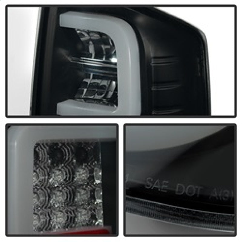 Spyder Toyota Tundra 2014-2016 Light Bar LED Tail Lights Black Smoke ALT-YD-TTU14-LED-BSM SPYDER Tail Lights  AXOPROS