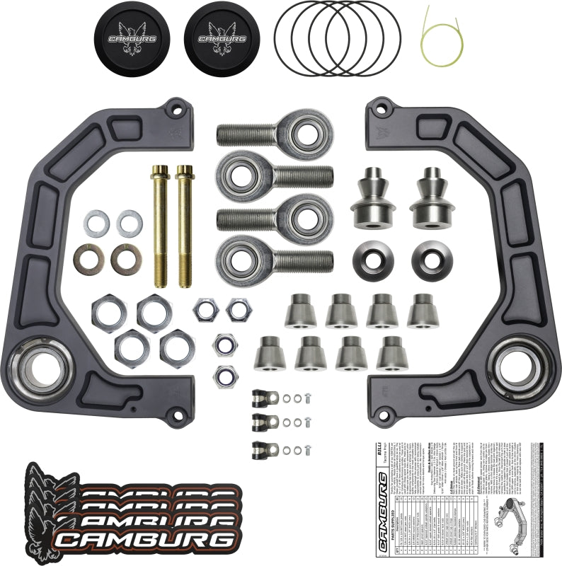 Camburg Toyota Tacoma 05-23 / 4-Runner 03-23 / FJ 07-14 KINETIK V2 Billet Uniball Upper Arms Camburg Suspension Arms & Components  AXOPROS
