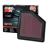K&N Replacement Panel Air Filter for 2016 Honda HR-V 1.8L K&N Engineering Air Filters - Drop In  AXOPROS