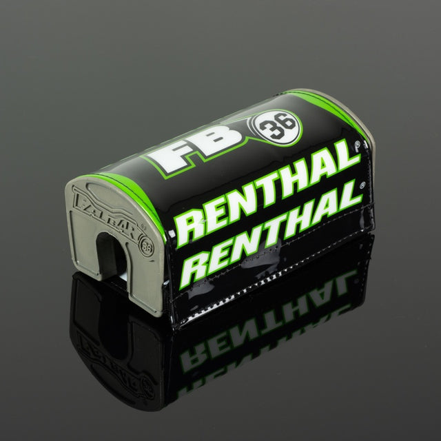 Renthal Fatbar 36 Pad - Black / Green/ White Renthal Bar Pads  AXOPROS
