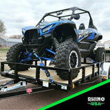 Rhino USA Heavy Duty Ratchet Tie-Downs 2-Pack (Green) 1.6In X 8Ft Rhino USA Cargo Tie-Downs  AXOPROS