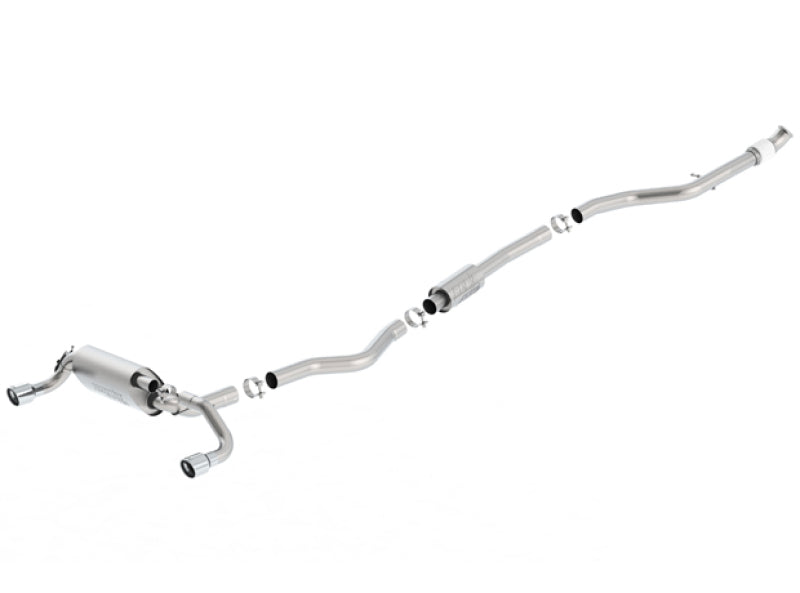 Borla 13-16 BMW 335i / 435i Atak Cat back SS 3.0in, 2.25in 3.5in Tip Single Rolled Borla Catback  AXOPROS