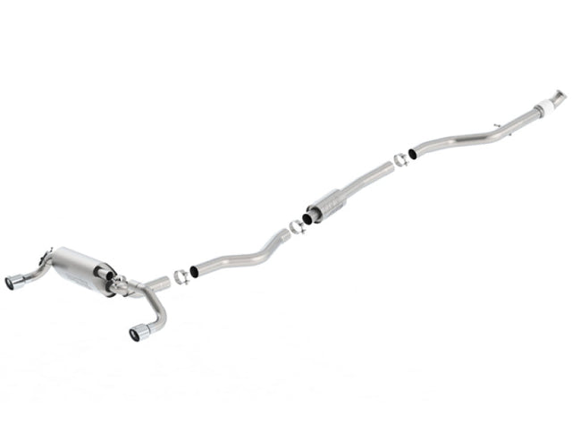 Borla 13-16 BMW 335i / 435i Atak Cat back SS 3.0in, 2.25in 3.5in Tip Single Rolled Borla Catback  AXOPROS