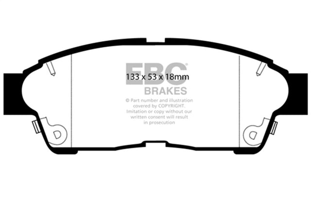 EBC 94-99 Toyota Celica 1.8 Yellowstuff Front Brake Pads EBC Brake Pads - Performance  AXOPROS