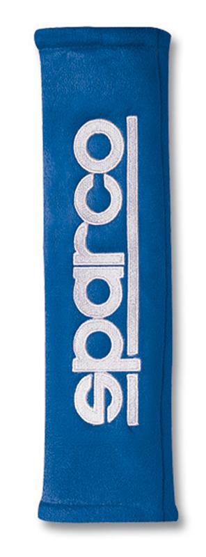 Sparco Belt Pad 2In Alcantara Blue SPARCO Seat Belts & Harnesses  AXOPROS