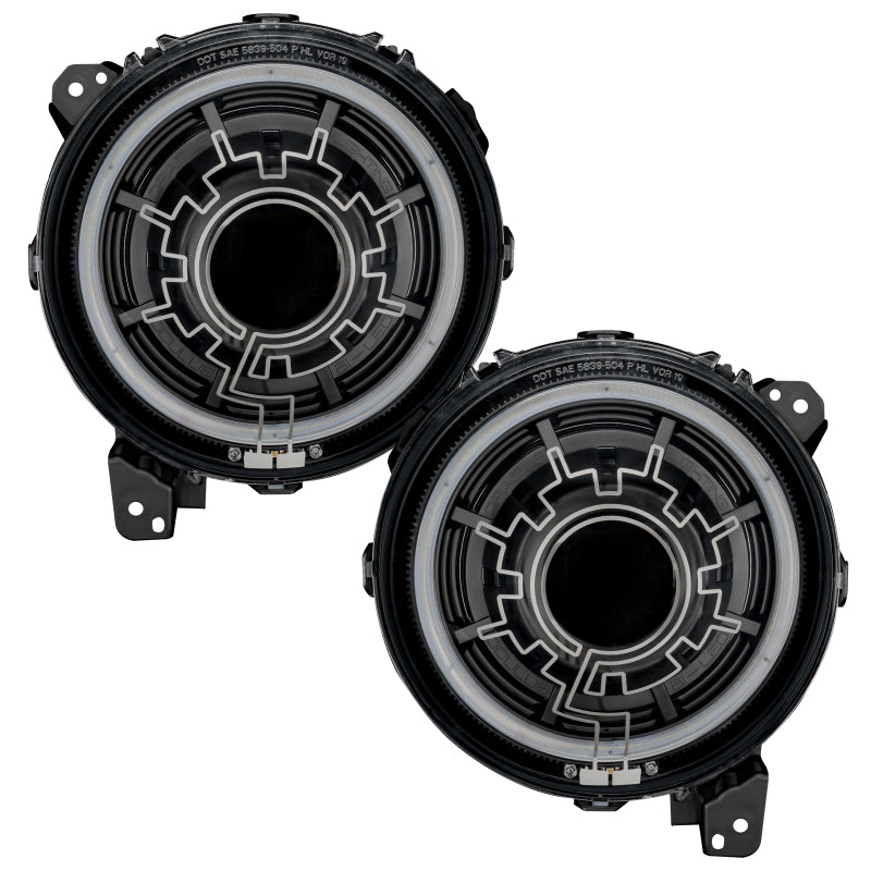 Oracle Lighting 18-22 Jeep Wrangler JL Oculus Bi-LED Projector Headlights ORACLE Lighting Headlights  AXOPROS