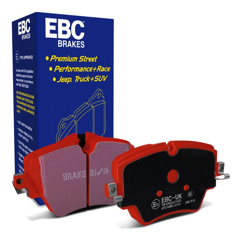 EBC 2017+ Mini Cooper Countryman (F60) 1.5L Turbo Redstuff Front Brake Pads EBC Brake Pads - Performance  AXOPROS