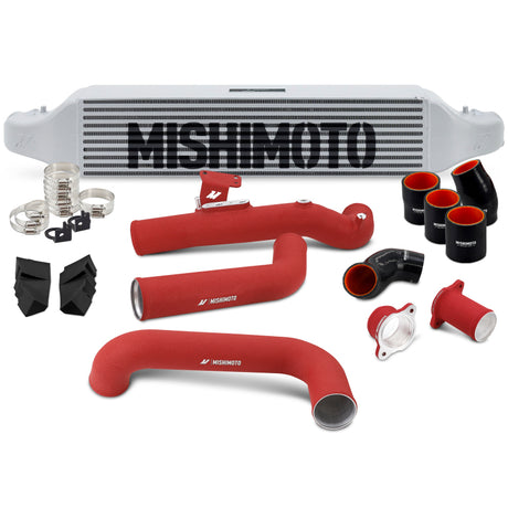 Mishimoto Mishimoto 2022+ Honda Civic 1.5T Intercooler Kit - Silver Intercooler - Red Pipes Intercooler Kits aftermarket performance part