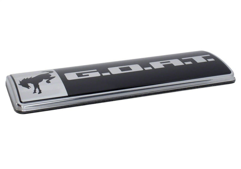 Ford Racing Bronco/Bronco Sport G.O.A.T. Badge - Black/Chrome Ford Racing Other Body Components  AXOPROS