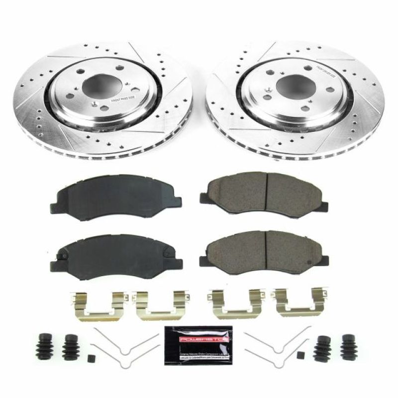 Power Stop 18-19 Honda Odyssey Front Z23 Evolution Sport Brake Kit PowerStop Brake Kits - Performance D&S  AXOPROS