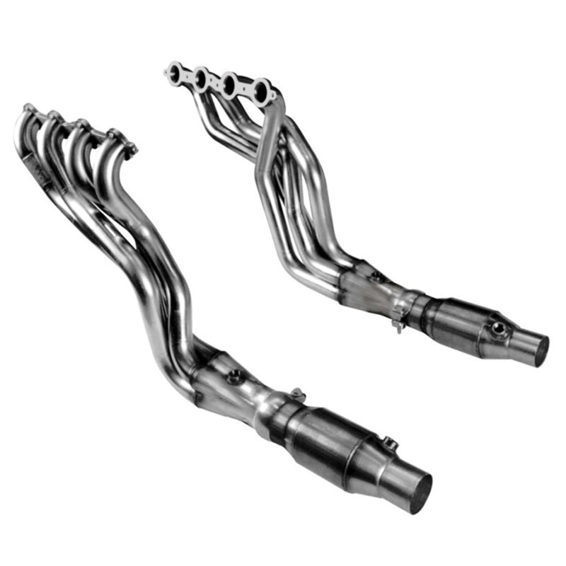 Kooks 10-14 Chevy Camaro SS LS3/L99/ 6.2L 1 7/8in x 3in SS LT Headers Inc 3in x 2 1/2in Green Catted Kooks Headers Headers & Manifolds  AXOPROS