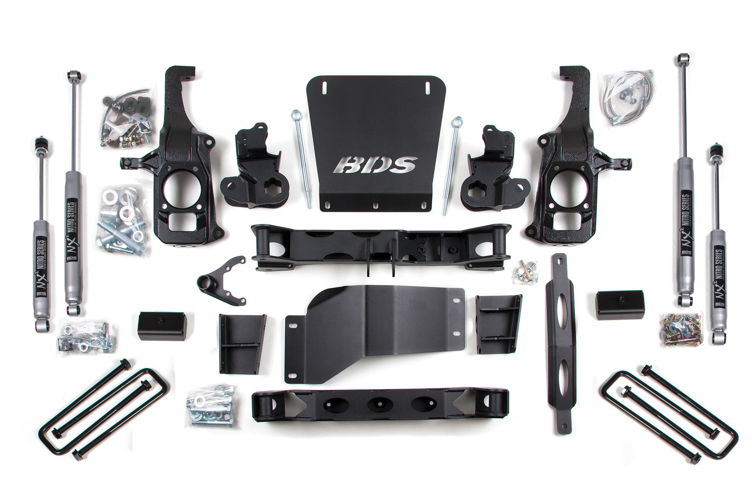 6.5 Inch Lift Kit - Chevy Silverado Or GMC Sierra 2500HD/3500 (11-19) 2/4WD BDS Suspension Suspension Lift Kit  AXOPROS