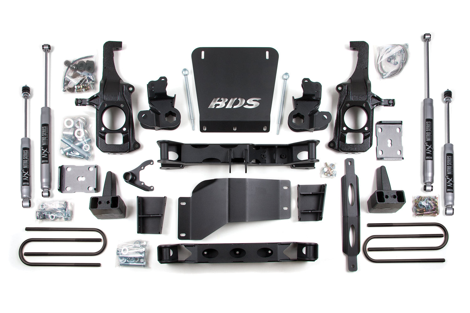 6.5 Inch Lift Kit - Chevy Silverado Or GMC Sierra 2500HD/3500 (11-19) 2/4WD BDS Suspension Suspension Lift Kit  AXOPROS