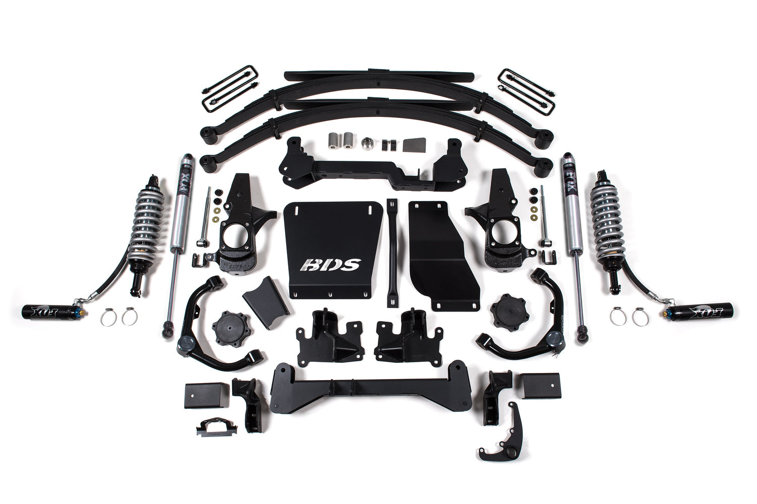 6.5 Inch Lift Kit - FOX 2.5 Coil-Over Conversion - Chevy Silverado Or GMC Sierra 2500HD/3500HD (01-10) - Diesel BDS Suspension Suspension Lift Kit  AXOPROS
