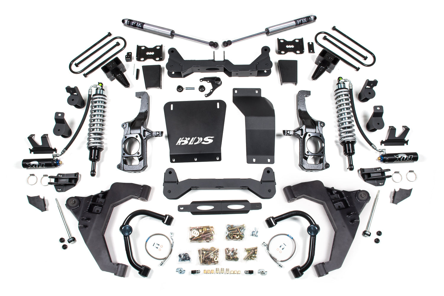 6.5 Inch Lift Kit - FOX 2.5 Coil-Over Conversion - Chevy Silverado Or GMC Sierra 2500HD/3500HD (11-19) - Diesel BDS Suspension Suspension Lift Kit  AXOPROS