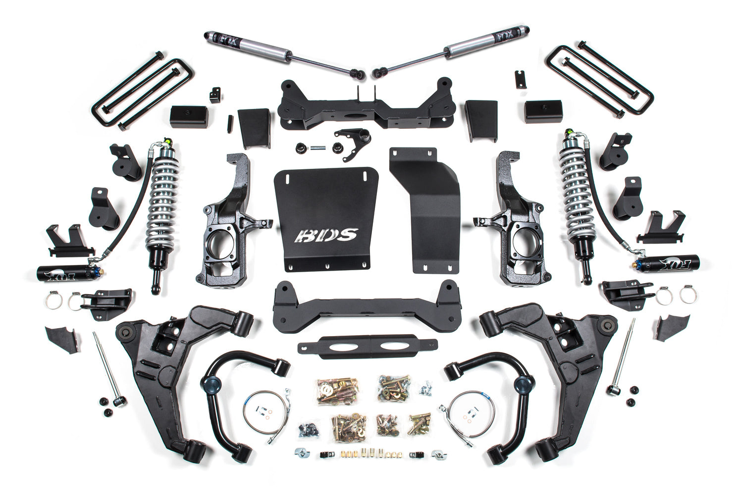 6.5 Inch Lift Kit - FOX 2.5 Coil-Over Conversion - Chevy Silverado Or GMC Sierra 2500HD/3500HD (11-19) - Diesel BDS Suspension Suspension Lift Kit  AXOPROS