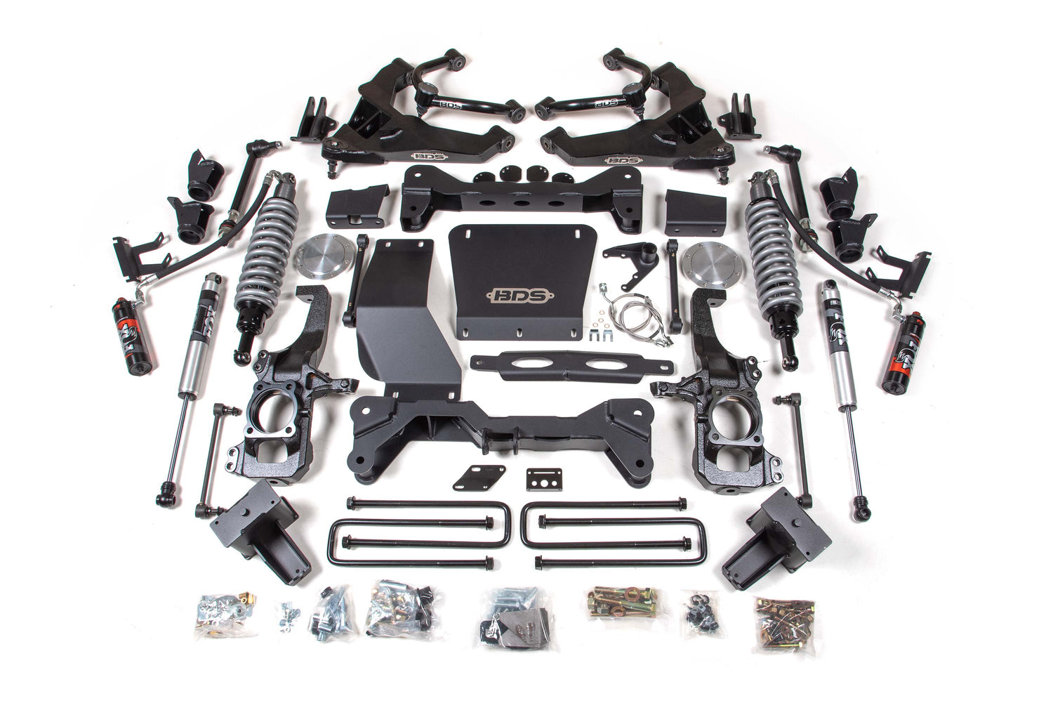 6.5 Inch Lift Kit - FOX 2.5 Coil-Over Conversion - Chevy Silverado Or GMC Sierra 2500HD/3500HD (20-24) - Diesel BDS Suspension Suspension Lift Kit  AXOPROS