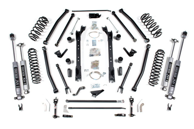 6.5 Inch Long Arm Lift Kit - Jeep Wrangler TJ And TJ Rubicon - 1997-2006 BDS Suspension Suspension Lift Kit  AXOPROS