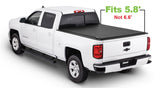 Tonno Pro 14-19 Chevy Silverado 1500 5.8ft Fleetside Lo-Roll Tonneau Cover Tonno Pro Tonneau Covers - Roll Up  AXOPROS